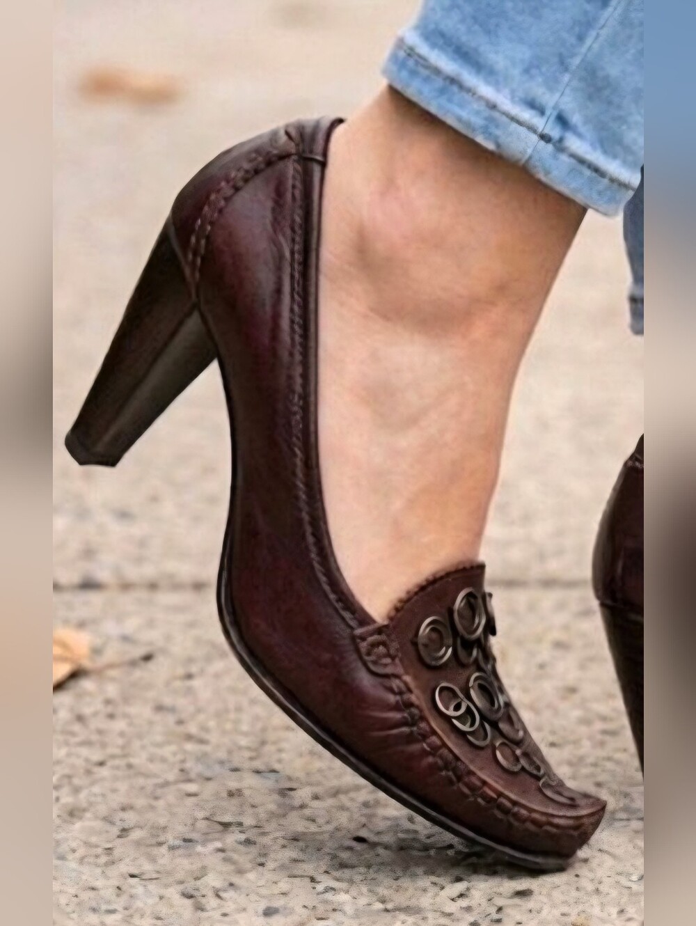 Vintage Y2K Materia Prima Goffredo Fantini Luxury Leather Women's Shoes / Sz 6